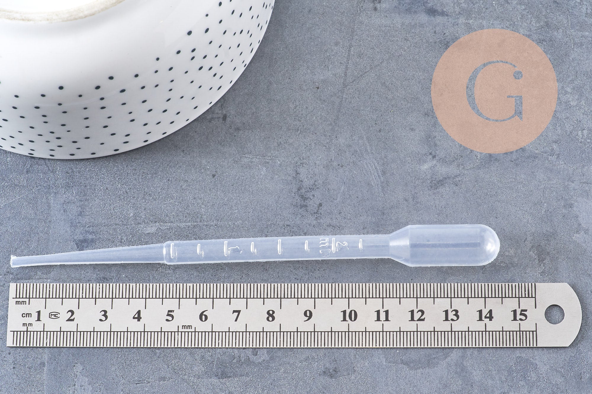 Pipette plastique transparent graduée,outil cosmétique, entonnoir parfum,cosmétique maison, contenant,142x2.5mm,2ml,x 5 (G5109)