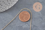 Collar Cadena fina con cierre dorado gold-filled 45.7cm x1 (G2617)