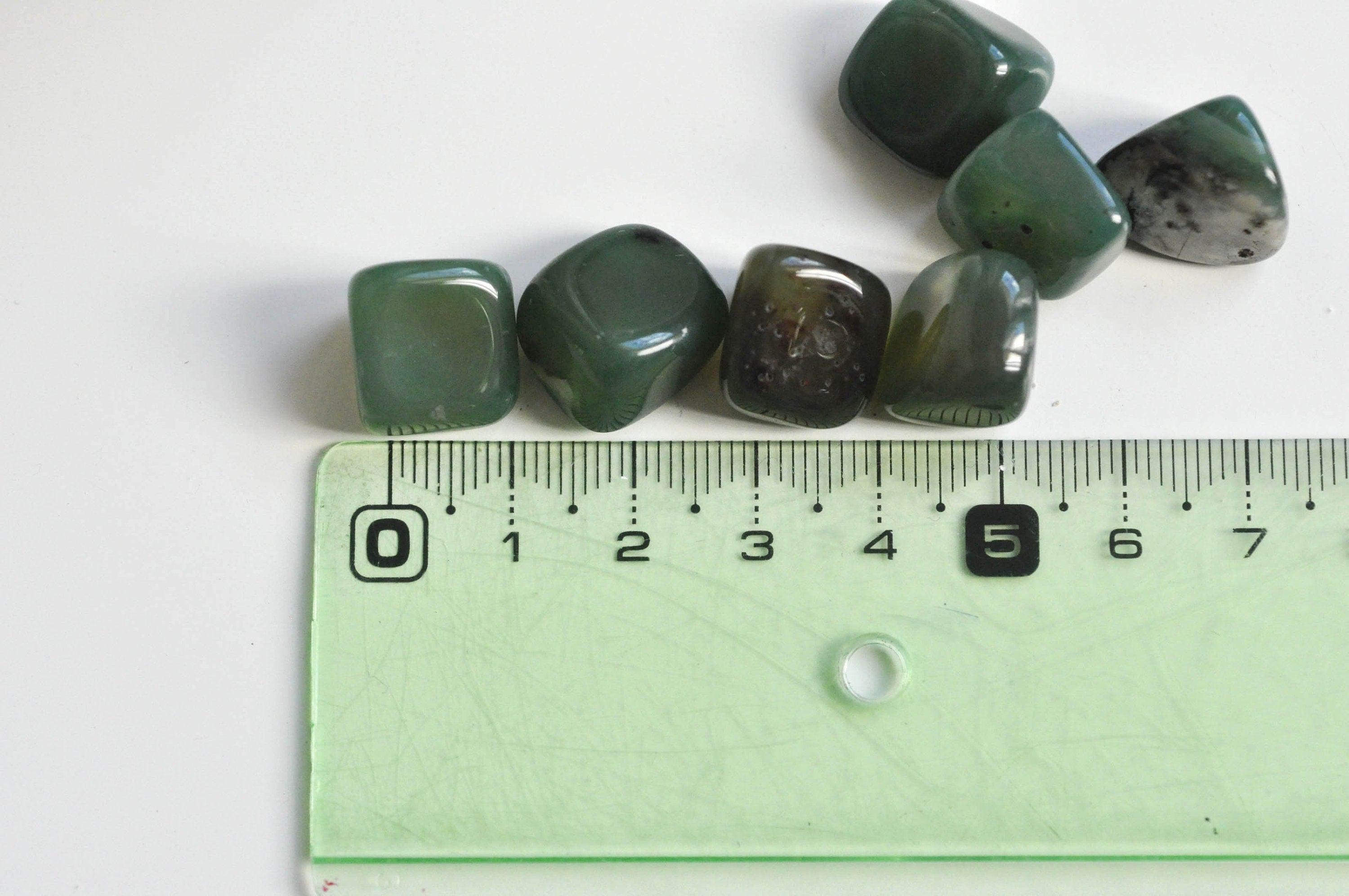 Sable pierre agate mousse naturelle brute roulée 10-16mm, x20gr (G5208)