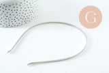 Serre-tête cheveux fer platine 105mm , accessoire pour cheveux à personnaliser X1 G9754