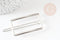 Support barrette clip rectangle zamac platine 55mm, x1 (G9315)