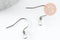 Supports de boucles hameçons avec anneau acier 304 inoxydable platine 15x15mm, x10 (G9529)