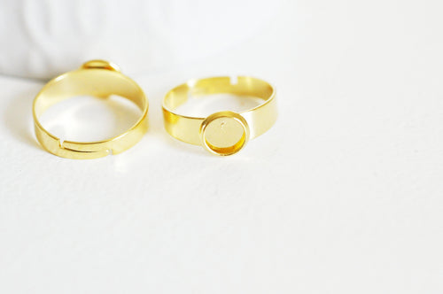 Stainless steel ring supports