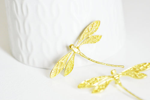 Raw brass pendants