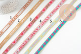 10mm embroidered ribbon, x1 meter (G11160) VALID