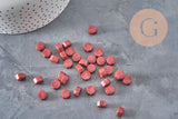 Gránulos de cera color burdeos para sellar, material para la creación de sellos personalizados para sellos e invitaciones de boda DIY, x100 (G3281)