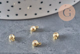 Rubber bail for brass pendant 6.5x3.5mm, x10 (G11231)