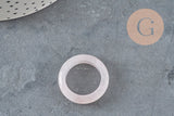 Bague quartz rose naturel 17-21mm, x1 (G11411)-Bague-Gingerlily Perles