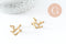 Bague réglable double pointe 19mm, x2 (G1486)