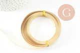 Bande pour serti laiton brut 8mm, x50cm (G10128)