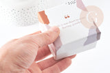 Boite cadeau Ecrin bijou carton 3.5x3.8cm, x1 (G8267)