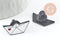 Broche pins bateau en papier coeur émaillé blanc rouge 24.5mm, x1 G9474
