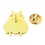 Broche pin's insecte ailé mystique doré émaillé 27x21mm,x1 (G5549)