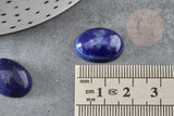Cabochon ovale lapis lazuli naturel 18x13mm, x1 G8673
