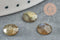 Cabochon rond labradorite naturelle à facettes 8mm, x1 (G5639)