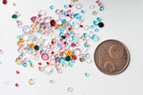 Cabochon rond strass cristal coloré 1.6mm, x1 gramme (G4142)