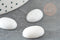 Cabochonovale jade naturel blanc 18x13mm, x1 (G1315)