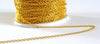 Chaine fine dorée forçat, fourniture créative, chaine bijou, création bijoux, grossiste chaine,1.5 mm, chaîne dorée,BOBINE COMPLETE -G538