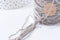 Chaine fine maille plate laiton platine 1mm, x5M (G0859)