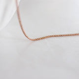 Chaine plate laiton brut 1.5mm,x5 metres (G0016)