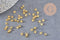 Connecteurs dorés avec trou 3mm, x 1gr (G2083)