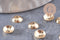 Coupelle perle acier 304 inoxydable doré 6mm, x10 (G4845)