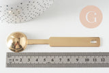 Cuillère à cire pour cire à cacheter dorée, x1 (G3452)