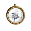 EP 1 Pendentif Eolienne doré