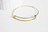 EP-Bracelet jonc réglable laiton brut 65mm, x1 (G1902)