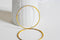 EP Bracelet jonc torsadé laiton brut 60mm, x1 (G0558)