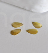 EP Breloque goutte laiton, fournitures pour bijoux, breloques laiton brut , breloque bijoux, apprêt laiton,sans nickel, x 10, 13mm
