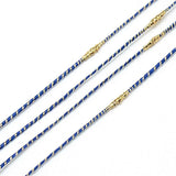 EP Cordon bleu foncé or, fabrication bijoux, création bijoux,ruban mariage, scrapbooking, largeur 1.5mm, longueur 1 mètre-G2161