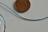EP Cordon bleu or, fabrication bijoux, création bijoux,ruban mariage,fourniture créative, scrapbooking, largeur 1.5mm, longueur 1 mètre G301
