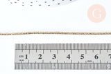 EP-Cordon doré rigide polyester 2mm, x 1Mètre (G6854)