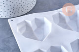 EP -Moule en silicone 6 coeurs 22cm, x1 G5944