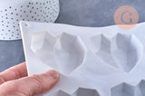 EP -Moule en silicone 6 coeurs 22cm, x1 G5944