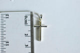 EP Pendentif Croix argent massif,pendentif religieux,c,création collierroix communion,argent 925, création bijoux,25mm-G1328
