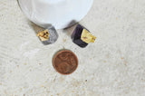EP Pendentif fluorite,fluorite naturel, pierre brute, création bijoux, pendentif doré, creation bijoux, pierre naturelle, x1,G1516