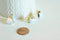 EP Pendentif pointe opalite,fourniture créative,pendentif bijoux, pendentif pierre,opalite, pendentif opale,22mm-G93