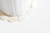 EP Perle connecteur ovale nacre blanche-beige naturelle, nacre carré,nacre naturelle, coquillage marron, 23-34mm,x5 G5137