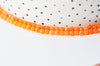 EP Perle jade orange clair, fourniture créative, perle jade,pierre naturelle,jade naturel,perle pierre,perle facette,4mm,fil de 84 perles G5011
