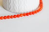 EP Perle jade orange, fourniture créative, perles rondes, Pendentif jade,pierre naturelle, jade Naturel,perles pierre, 6mm, les 10-G1741