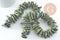 EP-Perle keshi naturelle noire 18-30mm, perle chips eau douce percé, x1 fil de 40cm (G9522)