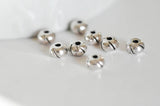 EP Perle ronde intercalaire argent gravé, perles argent,création bijoux,rondelles, perles intercalaires,x 10,5.5mm,G2543