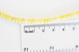 EP Perle rondelle jade jaune naturelle 5x3mm, x1 fil 115 perles (G1705)
