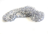 EP Perles en verre facettes gris clair irisé,fourniture créative, perles verre tchèque, perles verre, verre gris, lot 50 perles,5mm-G526