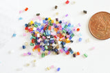 EP Perles rocaille Tube multicolore 2-3mm, x 10 grammes G5373