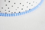 EP Perles toupies cristal bleu lavande, x1 fil de 135, 3x2mm G3607
