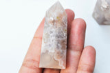 EP Pointe agate fleur naturelle roulée, agate fleur naturelle, pierre semi-precieuse, séance lithothérapie, la pièce G4866