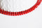EP perle ronde corail rouge naturel 3mm, x1 fil de 40cm (G2520)
